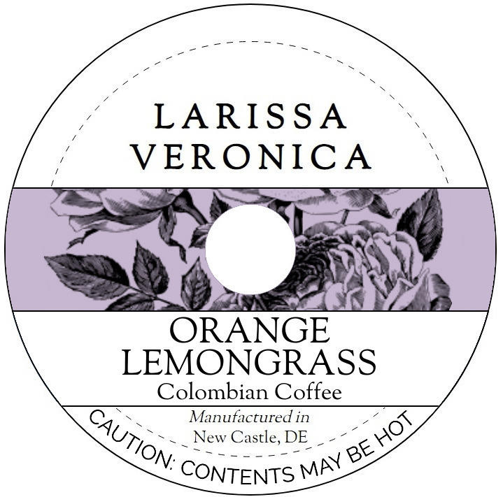 Orange Lemongrass Colombian Coffee <BR>(Single Serve K-Cup Pods)