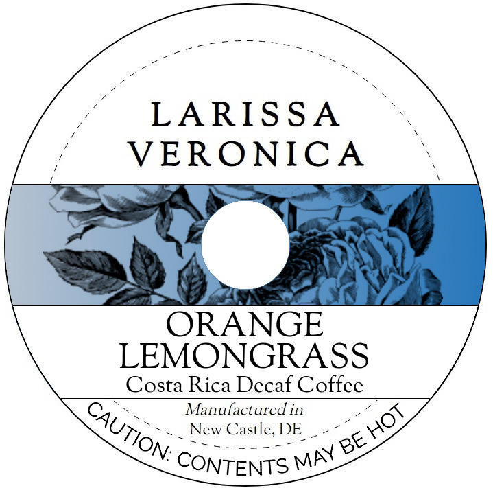 Orange Lemongrass Costa Rica Decaf Coffee <BR>(Single Serve K-Cup Pods)