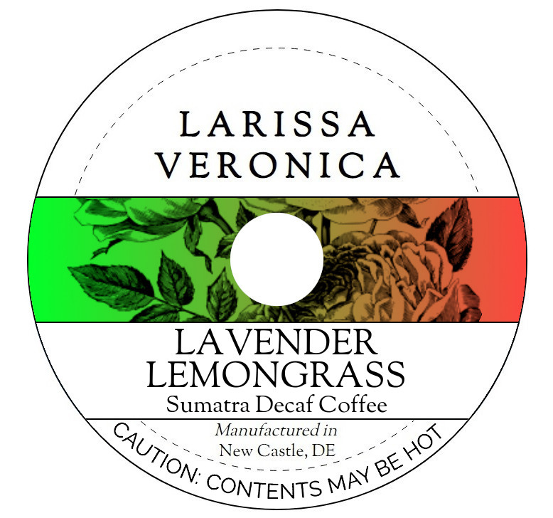Lavender Lemongrass Sumatra Decaf Coffee <BR>(Single Serve K-Cup Pods)
