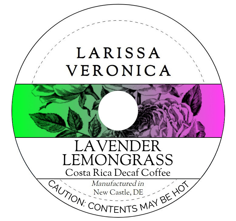 Lavender Lemongrass Costa Rica Decaf Coffee <BR>(Single Serve K-Cup Pods)