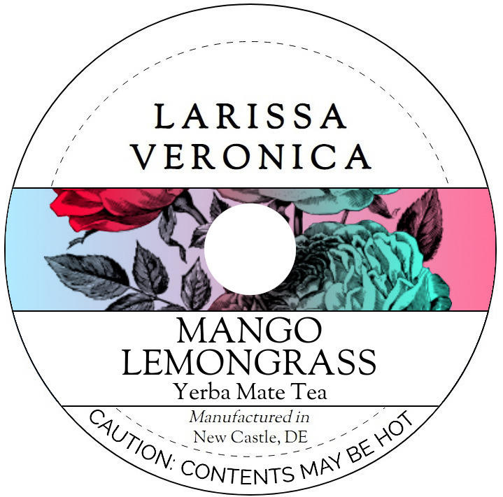Mango Lemongrass Yerba Mate Tea <BR>(Single Serve K-Cup Pods)