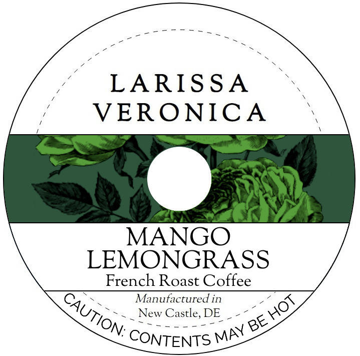 Mango Lemongrass French Roast Coffee <BR>(Single Serve K-Cup Pods)