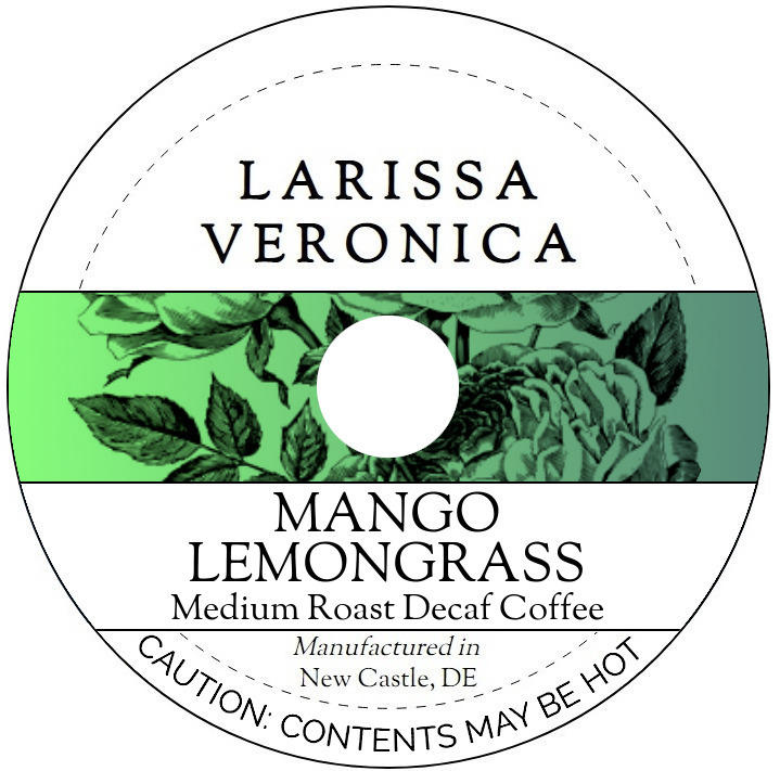 Mango Lemongrass Medium Roast Decaf Coffee <BR>(Single Serve K-Cup Pods)