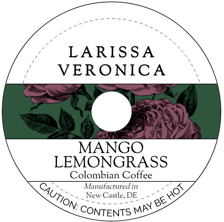 Mango Lemongrass Colombian Coffee <BR>(Single Serve K-Cup Pods)