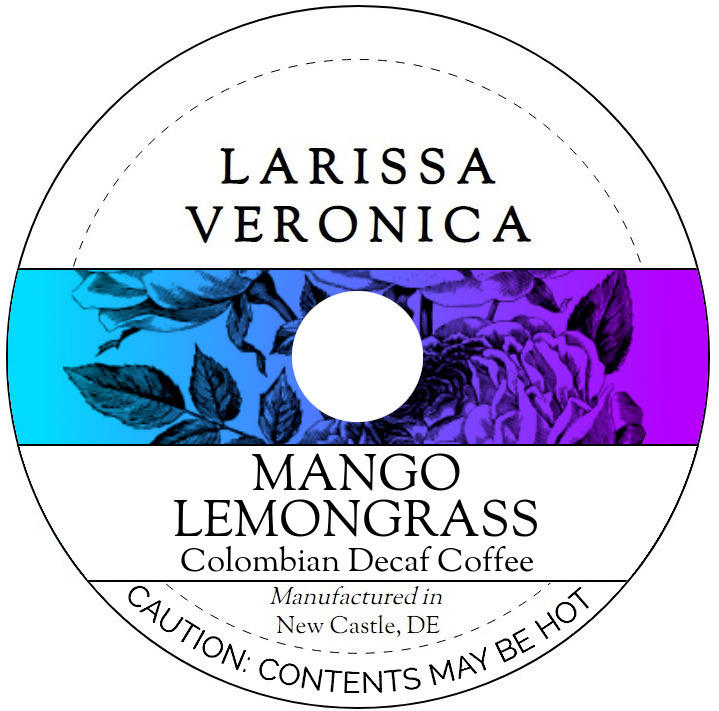 Mango Lemongrass Colombian Decaf Coffee <BR>(Single Serve K-Cup Pods)