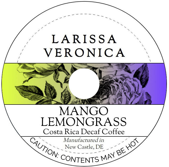 Mango Lemongrass Costa Rica Decaf Coffee <BR>(Single Serve K-Cup Pods)