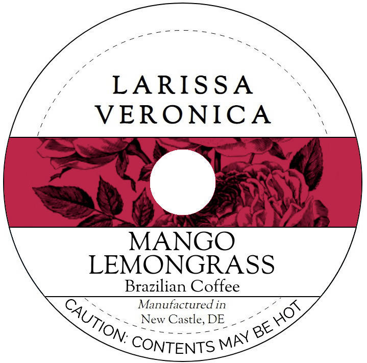 Mango Lemongrass Brazilian Coffee <BR>(Single Serve K-Cup Pods)