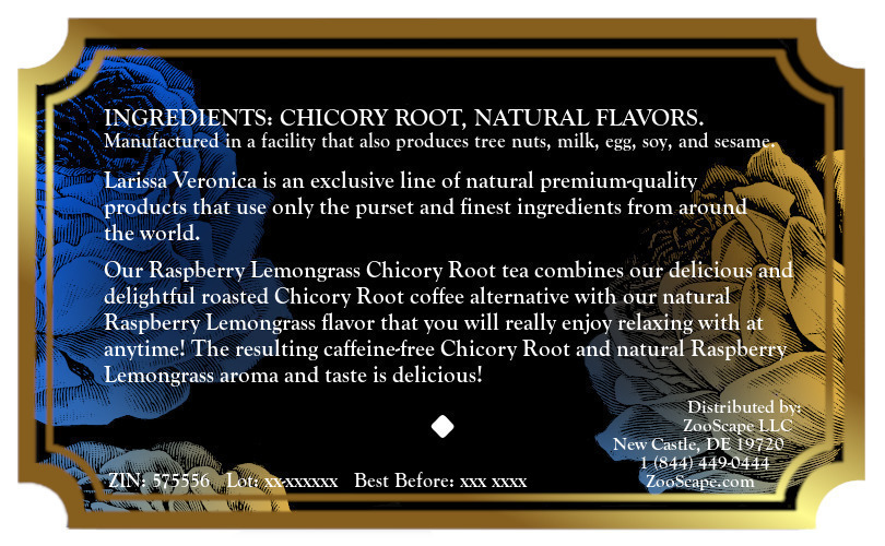 Raspberry Lemongrass Chicory Root Tea <BR>(Single Serve K-Cup Pods)