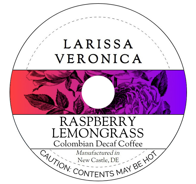 Raspberry Lemongrass Colombian Decaf Coffee <BR>(Single Serve K-Cup Pods)
