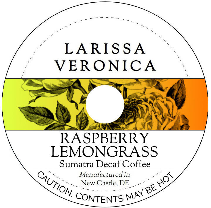 Raspberry Lemongrass Sumatra Decaf Coffee <BR>(Single Serve K-Cup Pods)