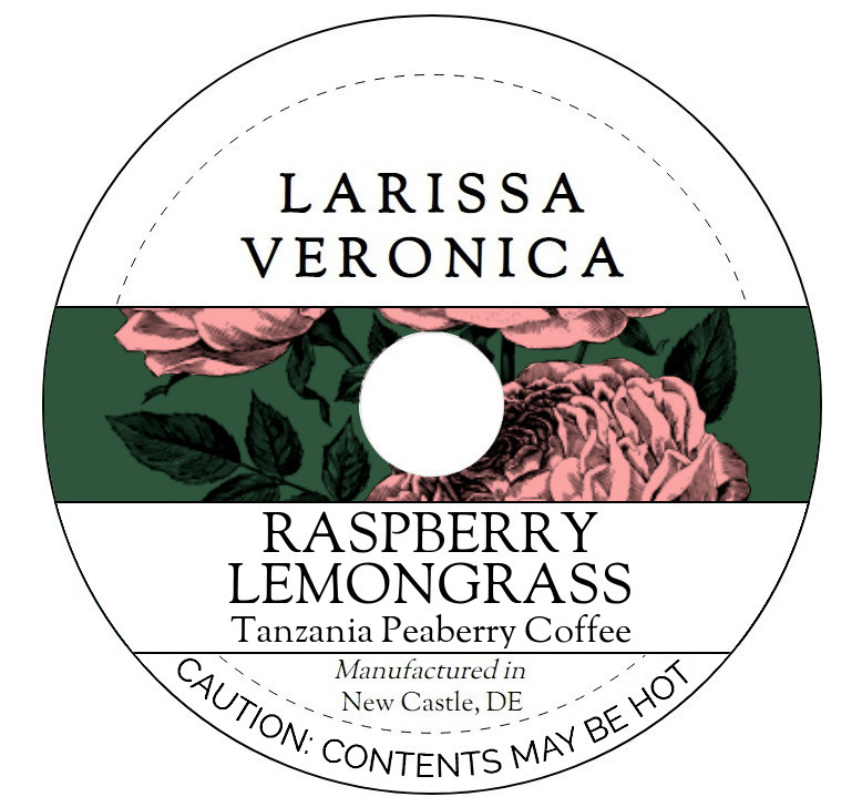 Raspberry Lemongrass Tanzania Peaberry Coffee <BR>(Single Serve K-Cup Pods)