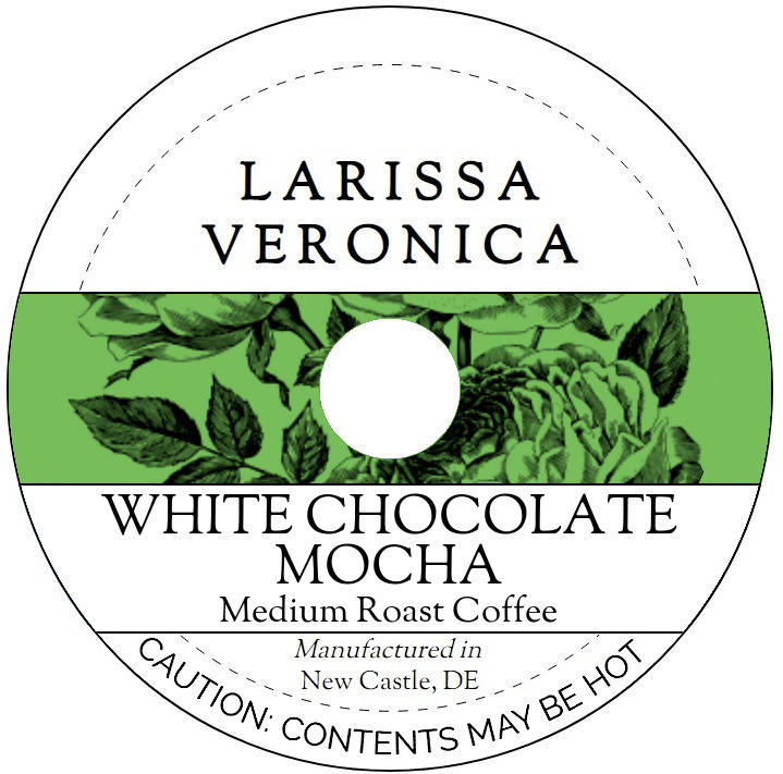 White Chocolate Mocha Medium Roast Coffee <BR>(Single Serve K-Cup Pods)