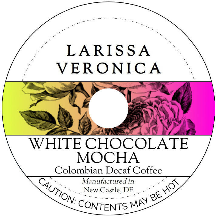 White Chocolate Mocha Colombian Decaf Coffee <BR>(Single Serve K-Cup Pods)