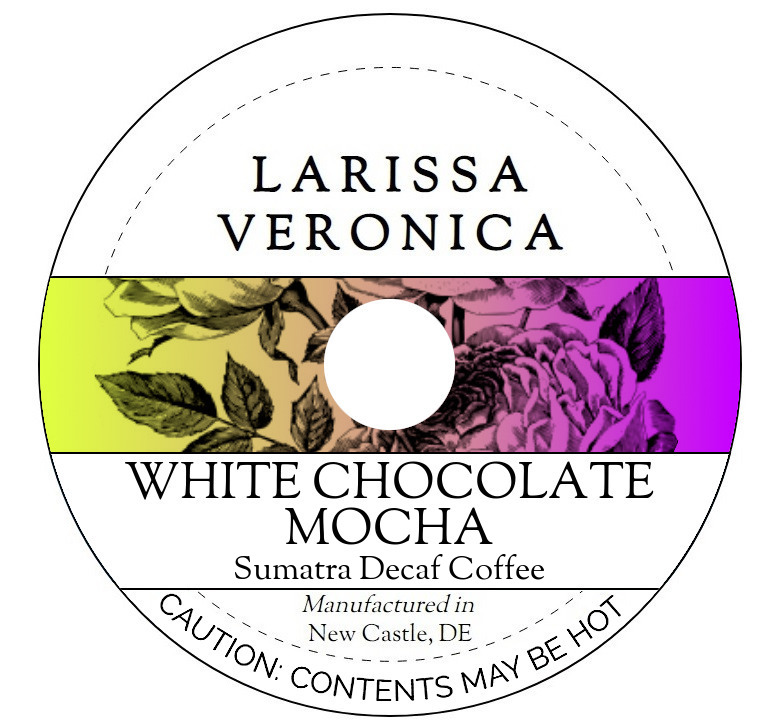 White Chocolate Mocha Sumatra Decaf Coffee <BR>(Single Serve K-Cup Pods)