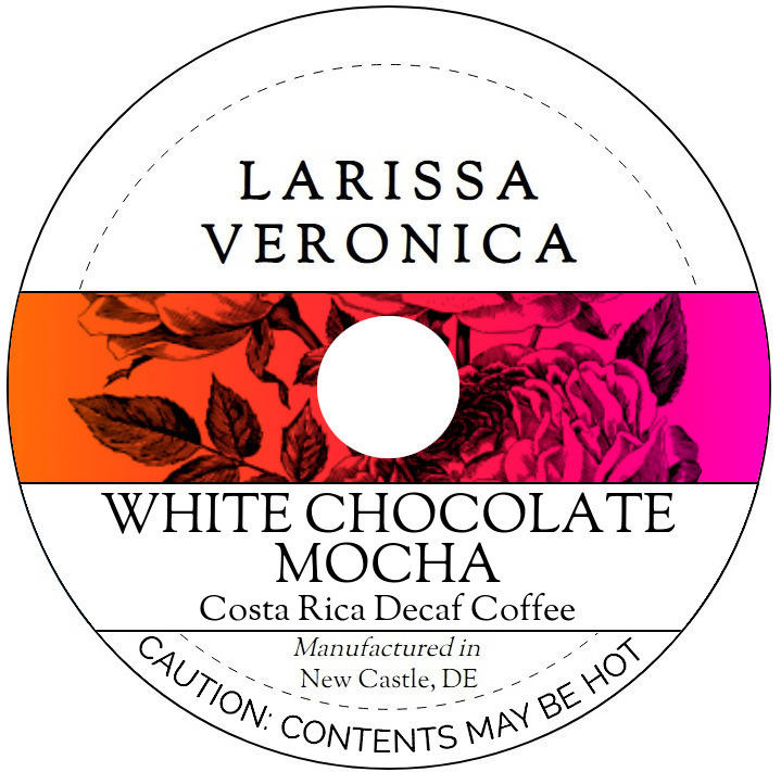 White Chocolate Mocha Costa Rica Decaf Coffee <BR>(Single Serve K-Cup Pods)