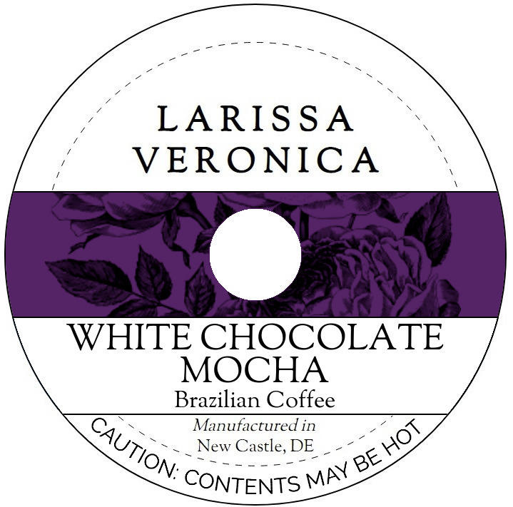 White Chocolate Mocha Brazilian Coffee <BR>(Single Serve K-Cup Pods)