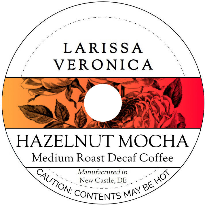 Hazelnut Mocha Medium Roast Decaf Coffee <BR>(Single Serve K-Cup Pods)