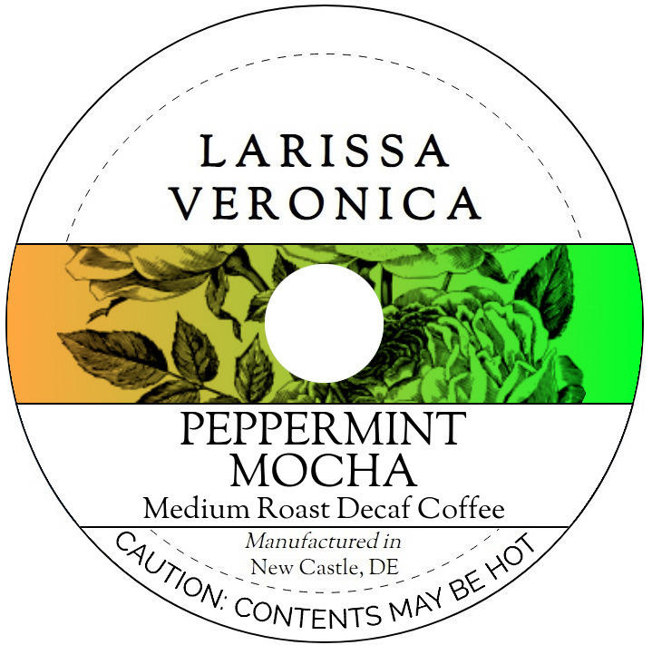 Peppermint Mocha Medium Roast Decaf Coffee <BR>(Single Serve K-Cup Pods)