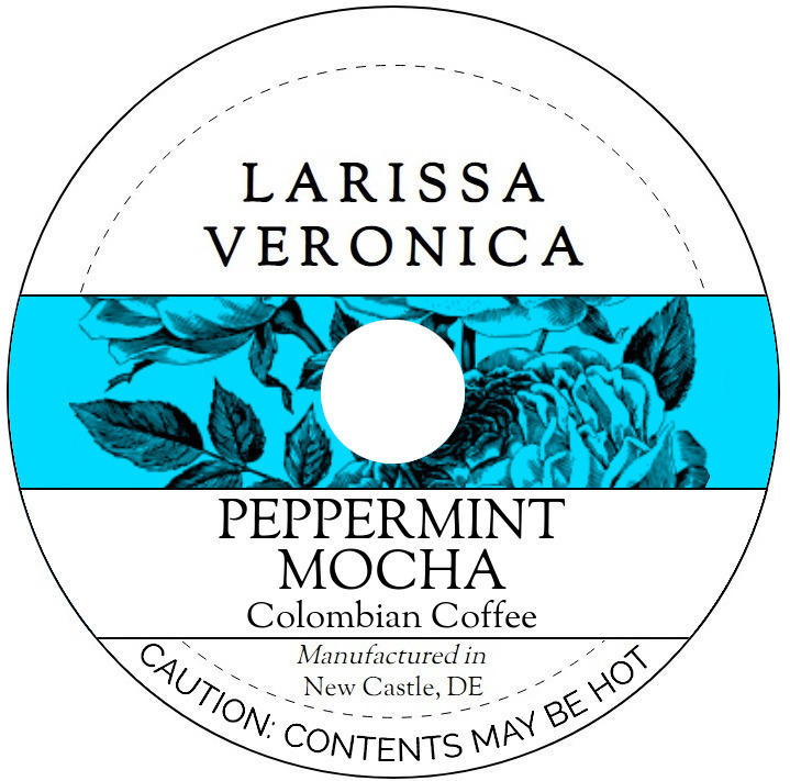 Peppermint Mocha Colombian Coffee <BR>(Single Serve K-Cup Pods)