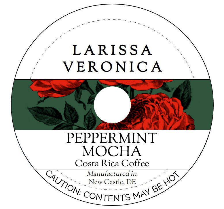 Peppermint Mocha Costa Rica Coffee <BR>(Single Serve K-Cup Pods)
