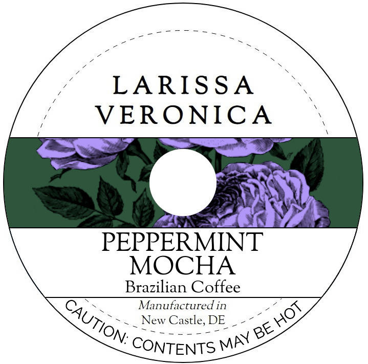 Peppermint Mocha Brazilian Coffee <BR>(Single Serve K-Cup Pods)