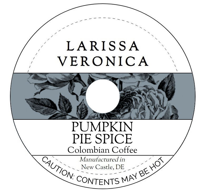 Pumpkin Pie Spice Colombian Coffee <BR>(Single Serve K-Cup Pods)