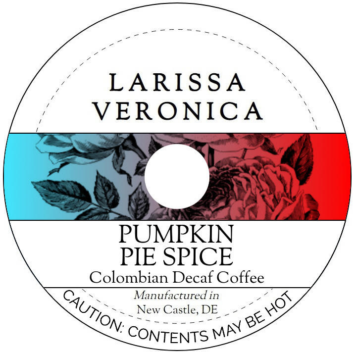 Pumpkin Pie Spice Colombian Decaf Coffee <BR>(Single Serve K-Cup Pods)