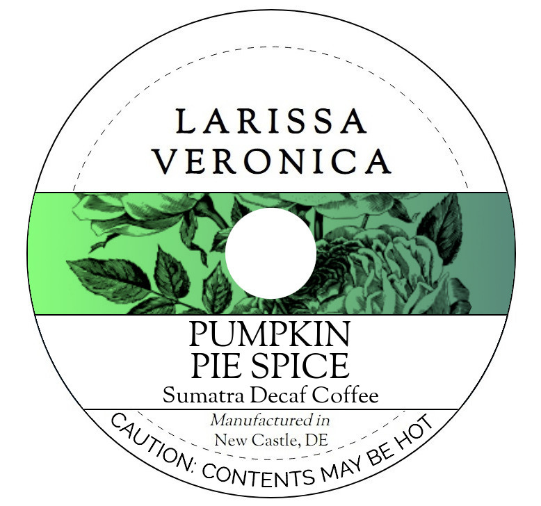 Pumpkin Pie Spice Sumatra Decaf Coffee <BR>(Single Serve K-Cup Pods)
