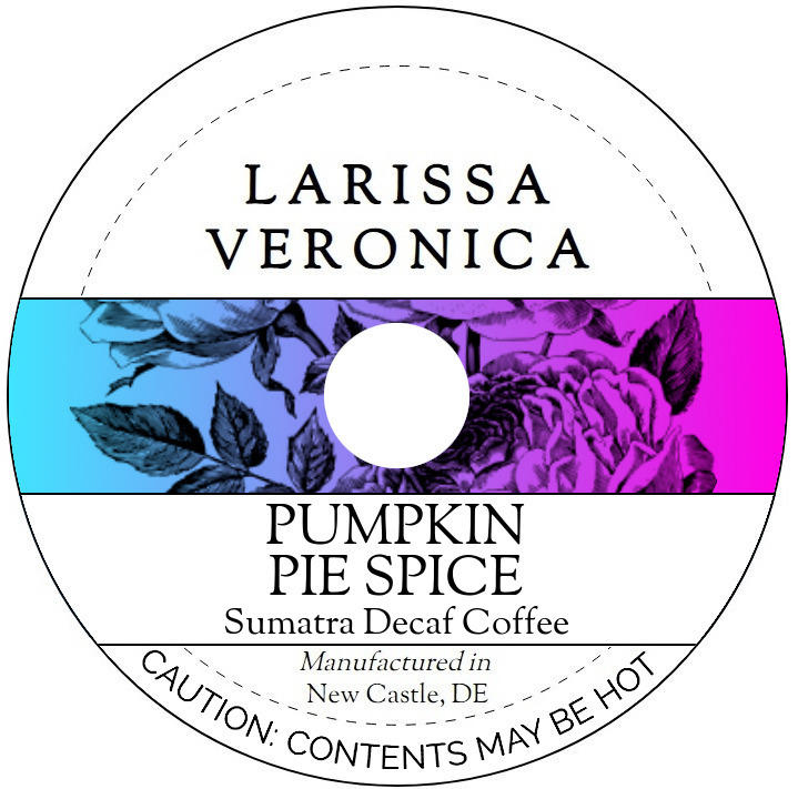 Pumpkin Pie Spice Sumatra Decaf Coffee <BR>(Single Serve K-Cup Pods)