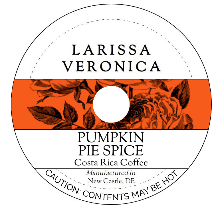Pumpkin Pie Spice Costa Rica Coffee <BR>(Single Serve K-Cup Pods)