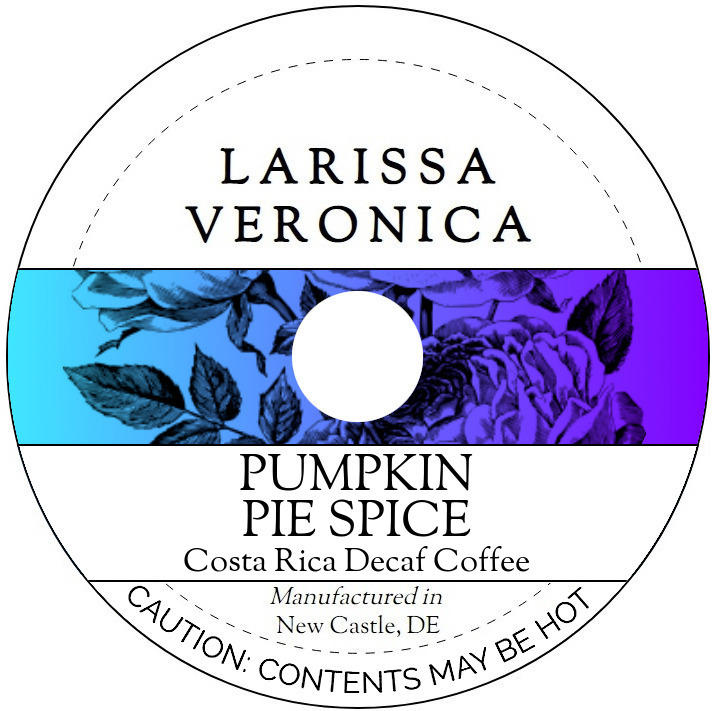 Pumpkin Pie Spice Costa Rica Decaf Coffee <BR>(Single Serve K-Cup Pods)