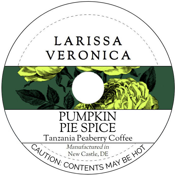 Pumpkin Pie Spice Tanzania Peaberry Coffee <BR>(Single Serve K-Cup Pods)