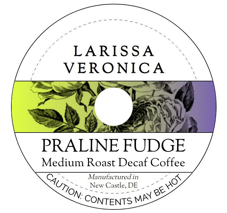 Praline Fudge Medium Roast Decaf Coffee <BR>(Single Serve K-Cup Pods)