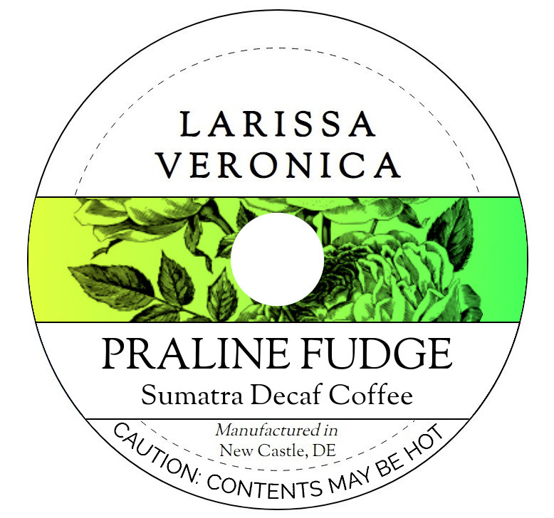 Praline Fudge Sumatra Decaf Coffee <BR>(Single Serve K-Cup Pods)