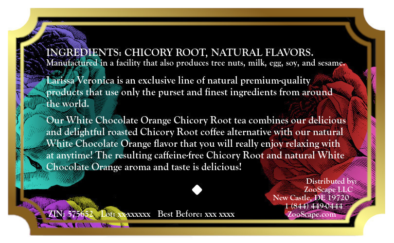 White Chocolate Orange Chicory Root Tea <BR>(Single Serve K-Cup Pods)