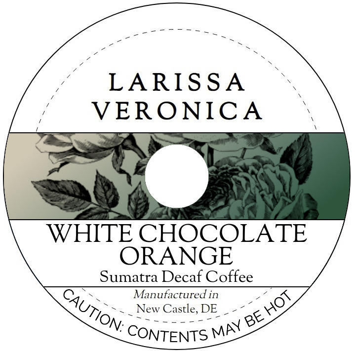 White Chocolate Orange Sumatra Decaf Coffee <BR>(Single Serve K-Cup Pods)