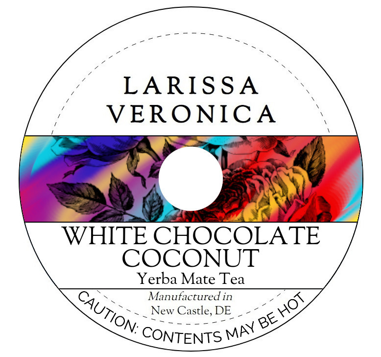 White Chocolate Coconut Yerba Mate Tea <BR>(Single Serve K-Cup Pods)