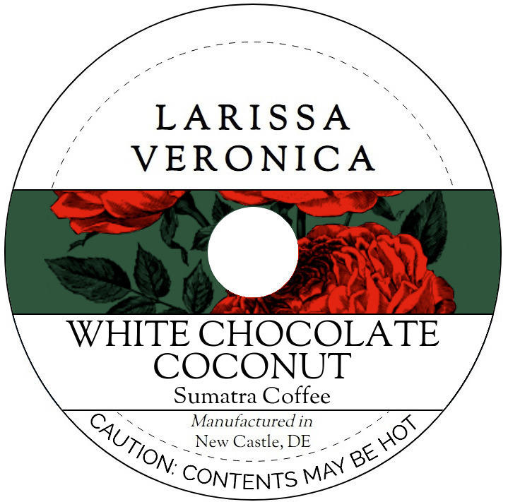 White Chocolate Coconut Sumatra Coffee <BR>(Single Serve K-Cup Pods)