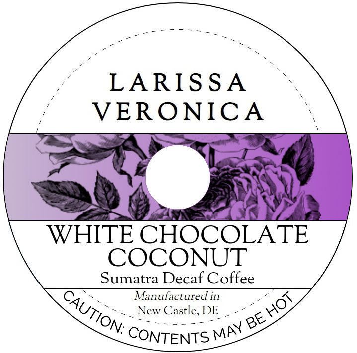 White Chocolate Coconut Sumatra Decaf Coffee <BR>(Single Serve K-Cup Pods)