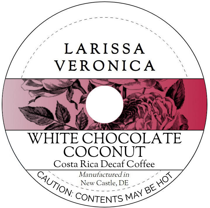 White Chocolate Coconut Costa Rica Decaf Coffee <BR>(Single Serve K-Cup Pods)