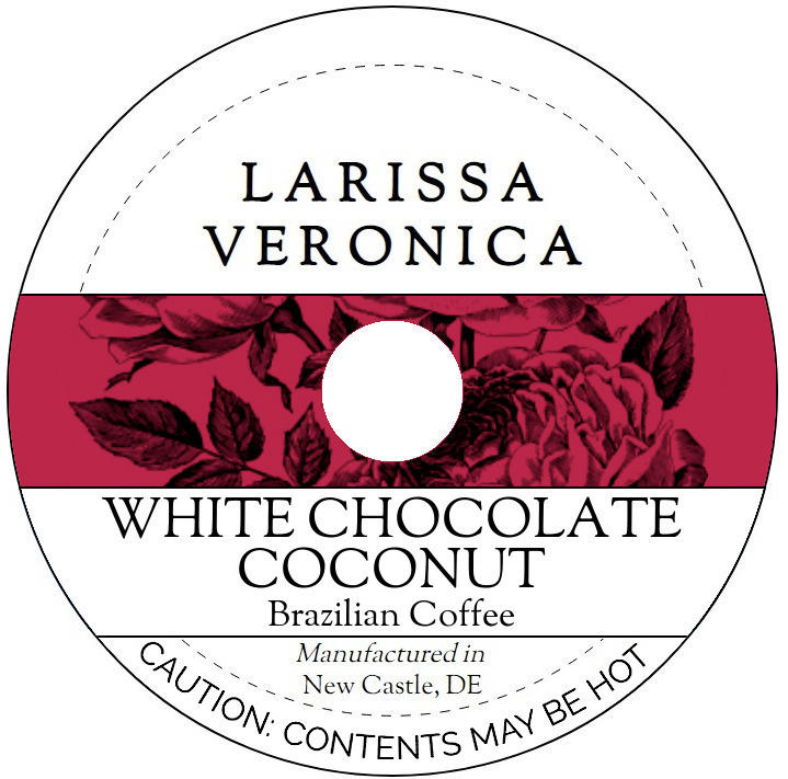 White Chocolate Coconut Brazilian Coffee <BR>(Single Serve K-Cup Pods)