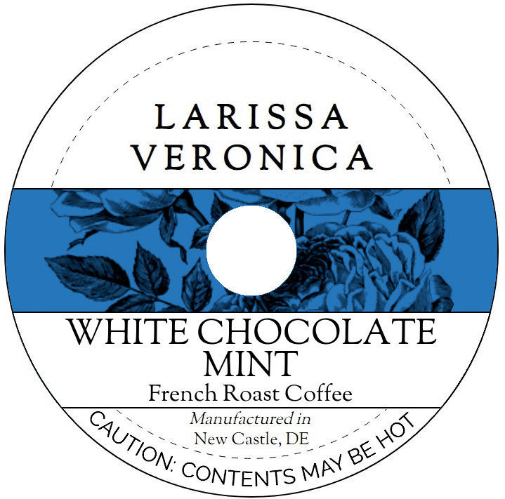 White Chocolate Mint French Roast Coffee <BR>(Single Serve K-Cup Pods)