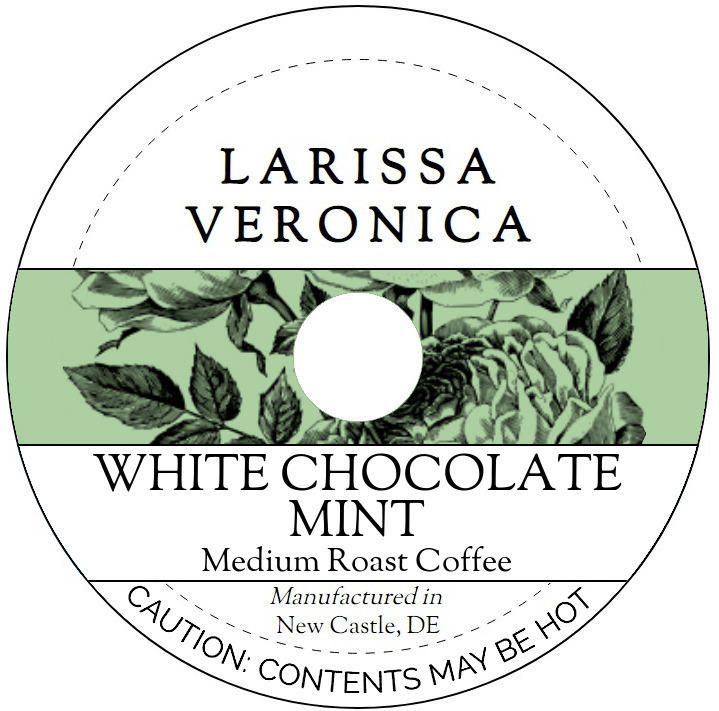 White Chocolate Mint Medium Roast Coffee <BR>(Single Serve K-Cup Pods)