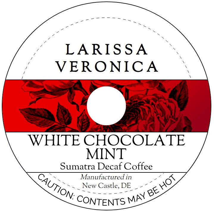 White Chocolate Mint Sumatra Decaf Coffee <BR>(Single Serve K-Cup Pods)
