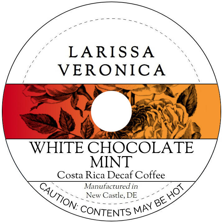 White Chocolate Mint Costa Rica Decaf Coffee <BR>(Single Serve K-Cup Pods)