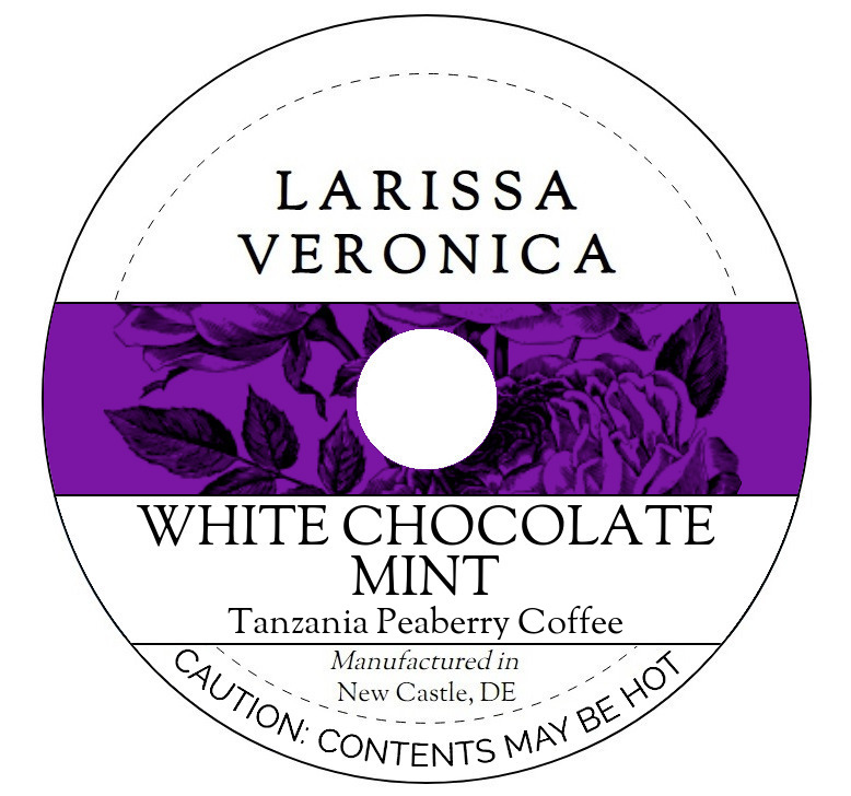 White Chocolate Mint Tanzania Peaberry Coffee <BR>(Single Serve K-Cup Pods)