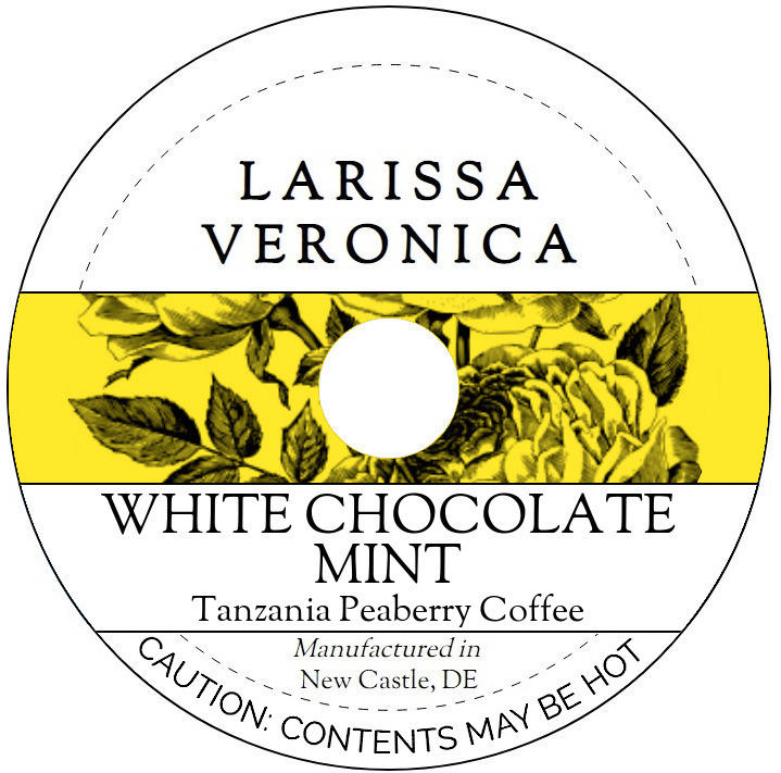 White Chocolate Mint Tanzania Peaberry Coffee <BR>(Single Serve K-Cup Pods)