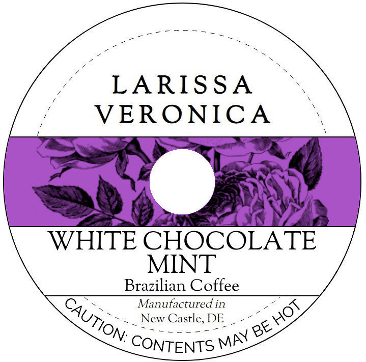 White Chocolate Mint Brazilian Coffee <BR>(Single Serve K-Cup Pods)