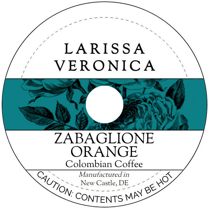 Zabaglione Orange Colombian Coffee <BR>(Single Serve K-Cup Pods)