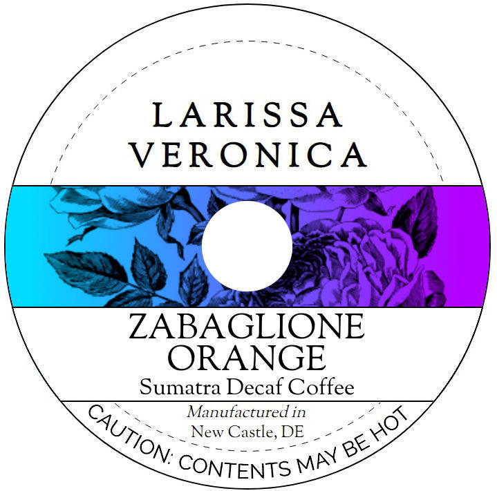 Zabaglione Orange Sumatra Decaf Coffee <BR>(Single Serve K-Cup Pods)